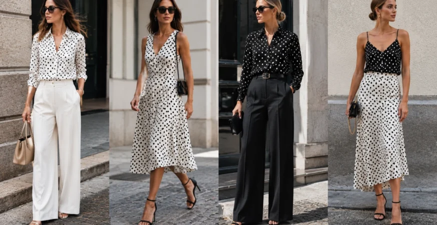 Modern polka dot outfits 2026 style guide