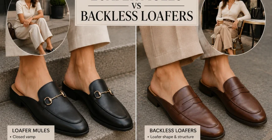 Loafer Mules vs Backless Loafers