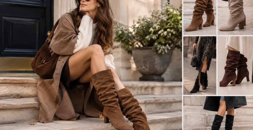 Suede Slouchy Boots 2026